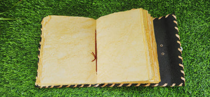 Personalized Leather Hocus Pocus Journal: Handmade Gothic Spell Book with Lock