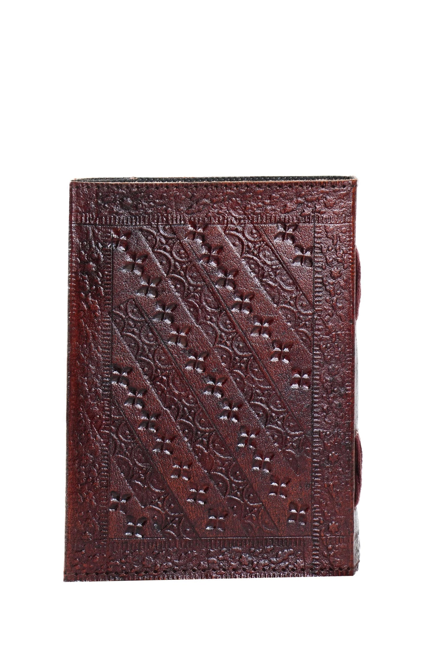 Horse Leather Journal with Brass Lock: Rustic Vintage Writing Diary