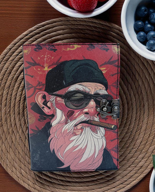 Handmade Leather Journal: Tribe Warrior Design, Vintage Writing Diary