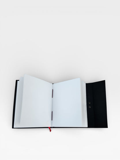 Handcrafted Leather Elephant Journal: Embossed Cover, Refillable